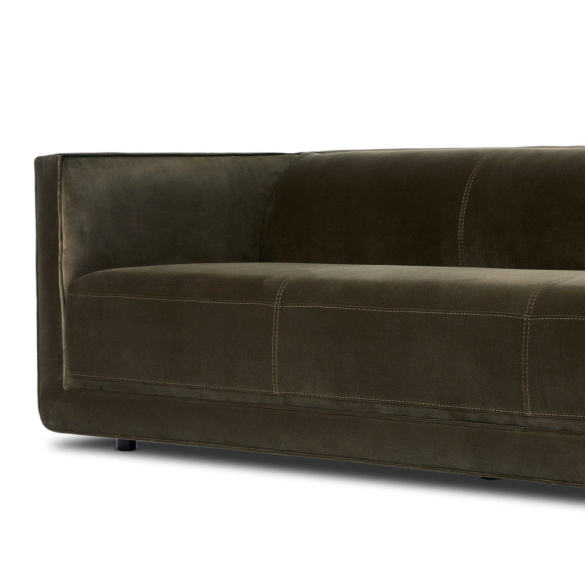 Porter Olive Upholstered Sofa