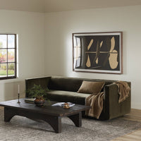 Porter Olive Upholstered Sofa