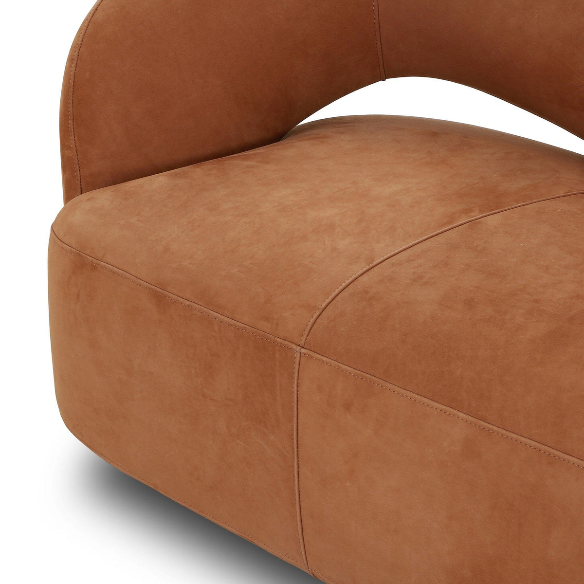 Mason Nubuck Cognac Sofa