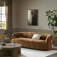 Mason Nubuck Cognac Sofa