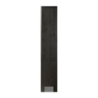 Nolan Black Oak Wide Bookcase