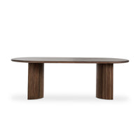 Palladian Toasted Brown Teak Outdoor Dining Table