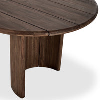 Palladian Toasted Brown Teak Outdoor Dining Table