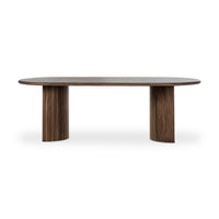 Palladian Toasted Brown Teak Outdoor Dining Table