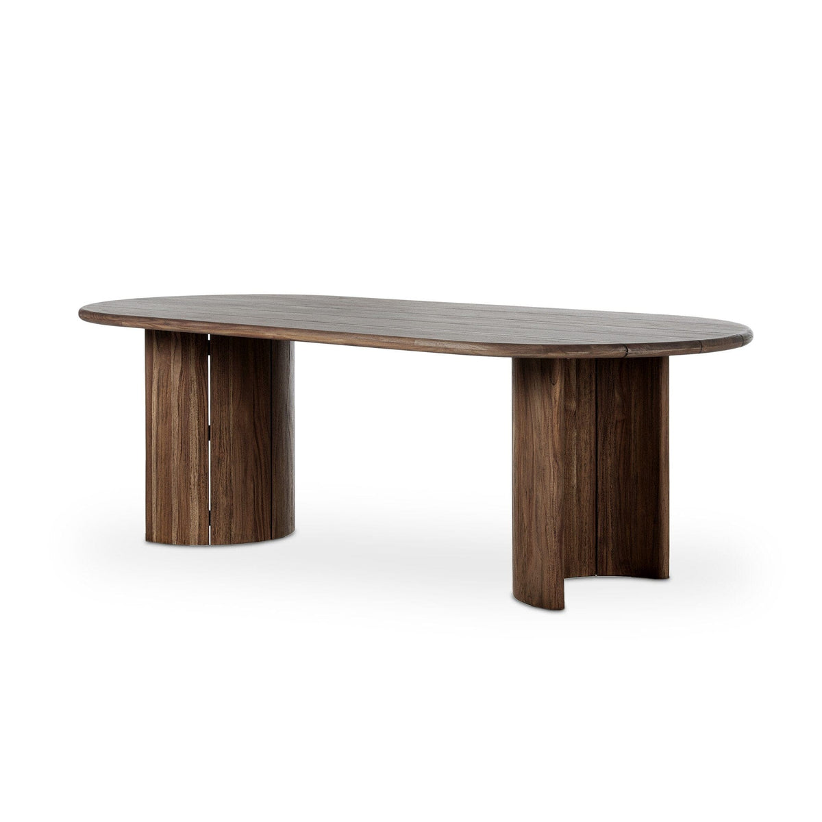 Palladian Toasted Brown Teak Outdoor Dining Table