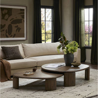 Fallon Grey French Oak Nesting Coffee Tables