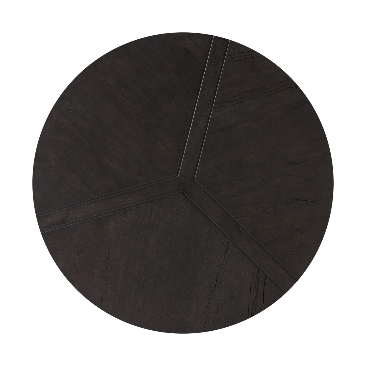 Reynold Dark Espresso Oak Round Coffee Table