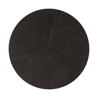 Reynold Dark Espresso Oak Round Coffee Table