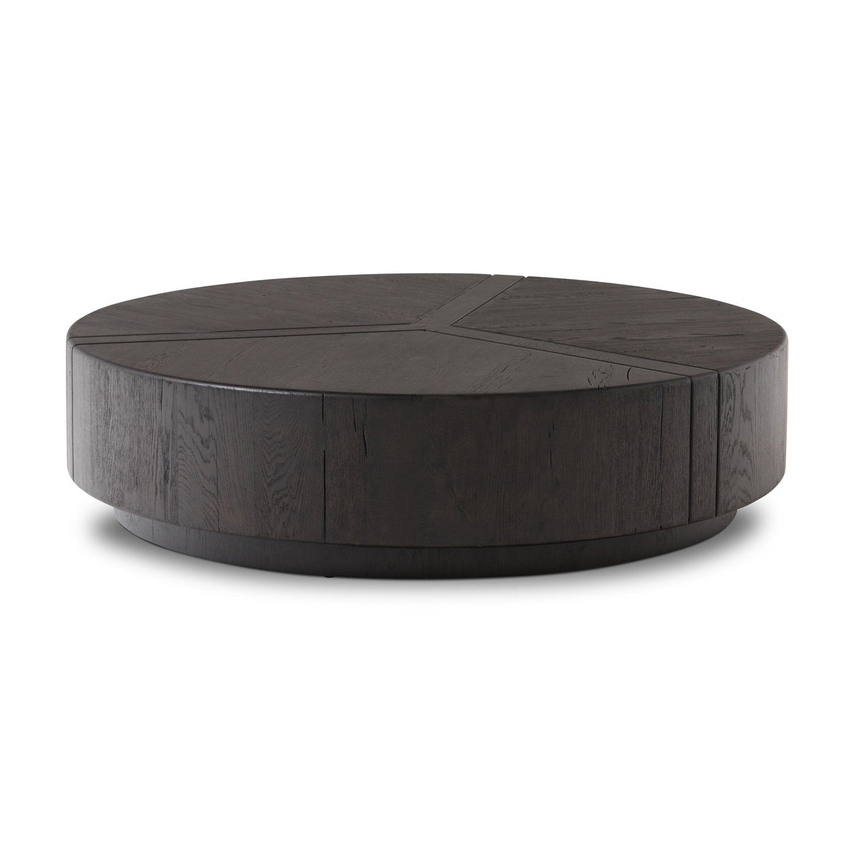 Reynold Dark Espresso Oak Round Coffee Table