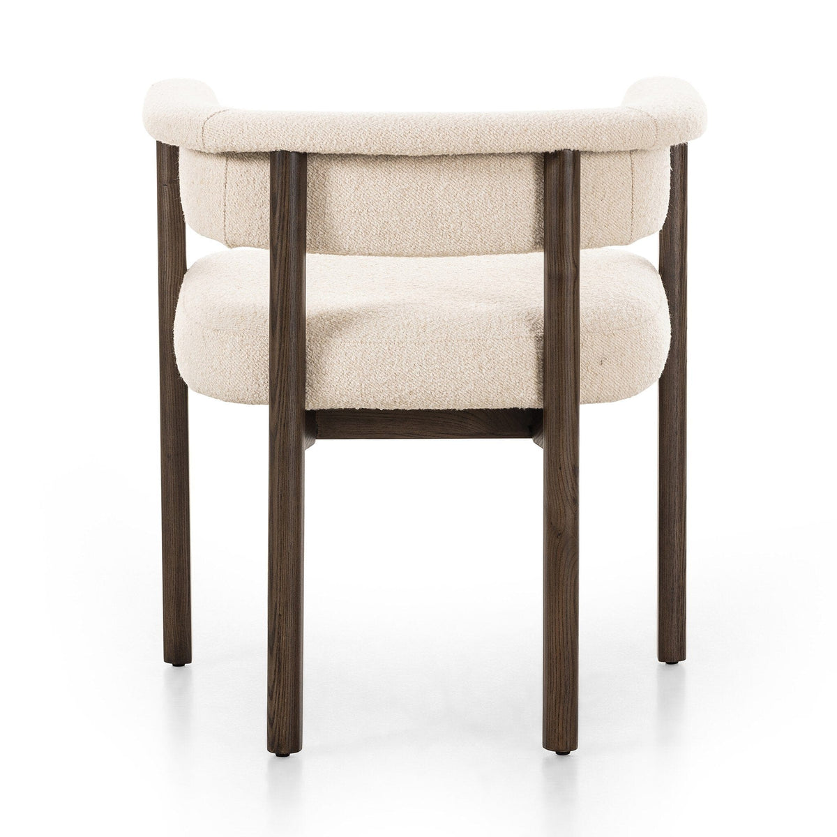 Carson Oatmeal Upholstered Sculpted Dining Chair