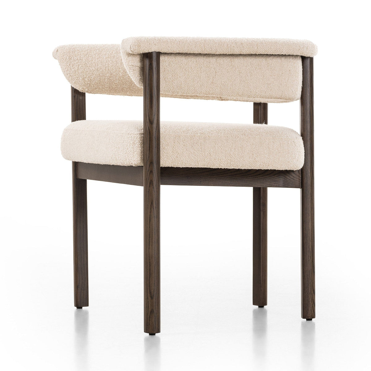 Carson Oatmeal Upholstered Sculpted Dining Chair