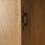 Thomas Worn Oak Paneled Cabinet