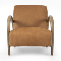 Sanderson Cognac Nubuck Chair