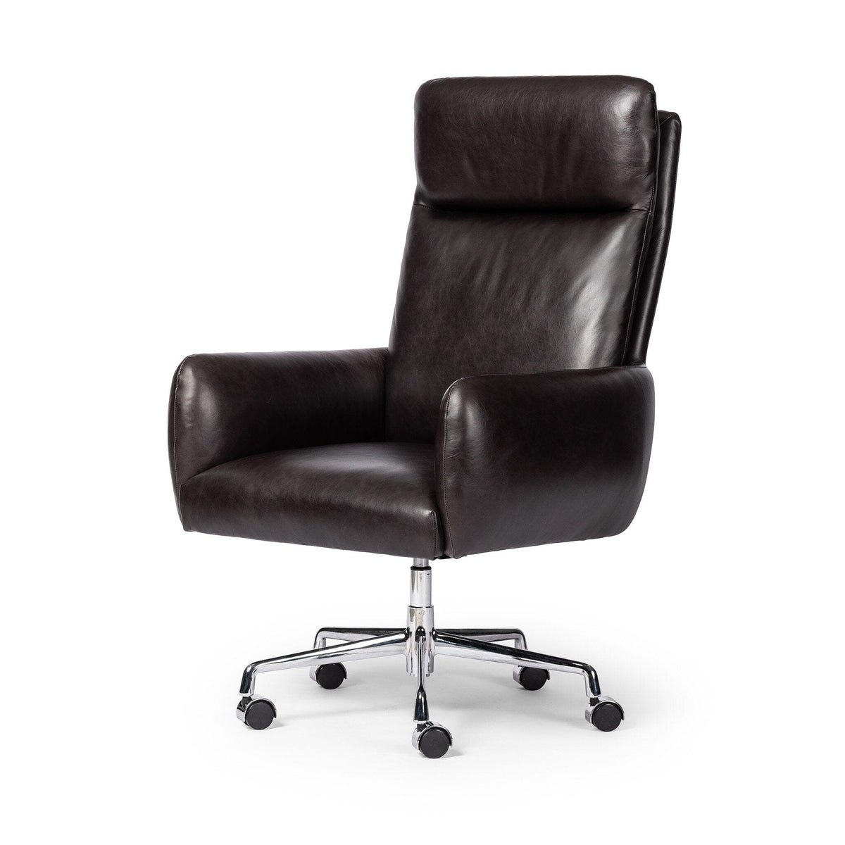 Williams Black Leather Executive Desk Chair