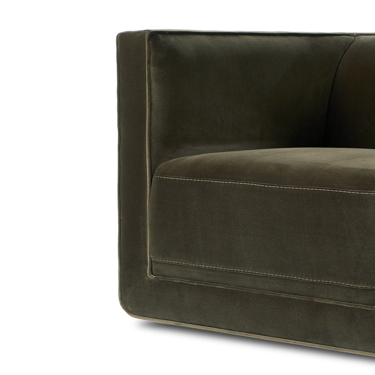 Peyton Olive Upholstered Swivel Chair