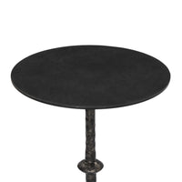 Joyce Black Iron Accent End Table