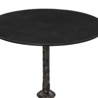 Joyce Black Iron Accent End Table