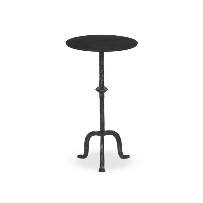 Joyce Black Iron Accent End Table