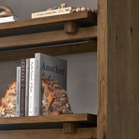 Ted Rustic Oak Bookcase