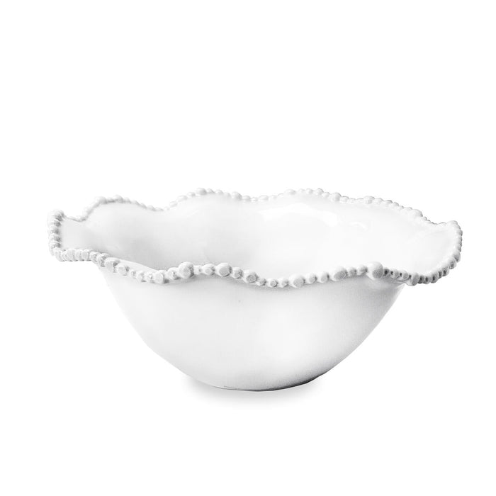 Alegria Medium White Serving Bowl