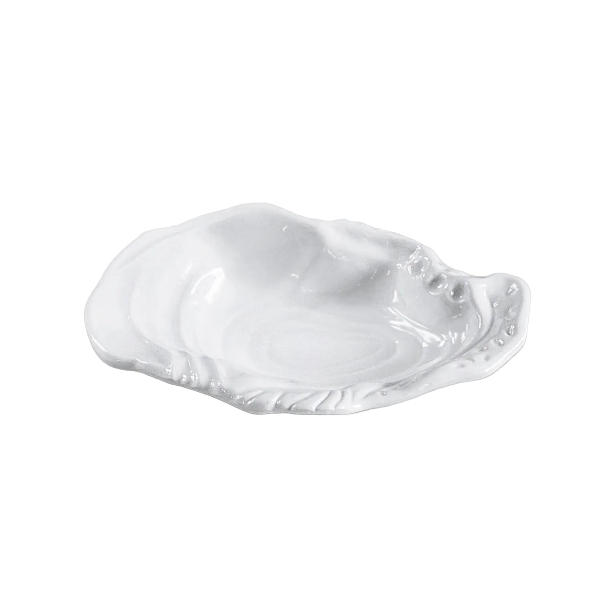 White Ocean Oyster Serving Bowl, Small | Bone & Brass