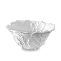 White Lettuce Dinner Bowl | Bone & Brass