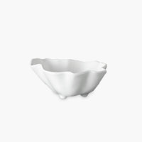 Vida Nube Small Bowl (White) | Bone & Brass