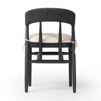 Braxton Black Oak Dining Chair