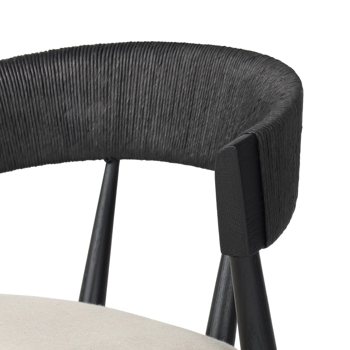 Braxton Black Oak Dining Chair