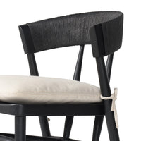 Braxton Black Oak Dining Chair