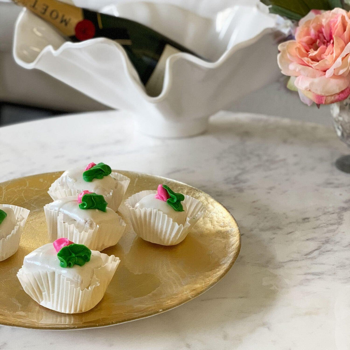 Vida White Bloom Wine Bucket