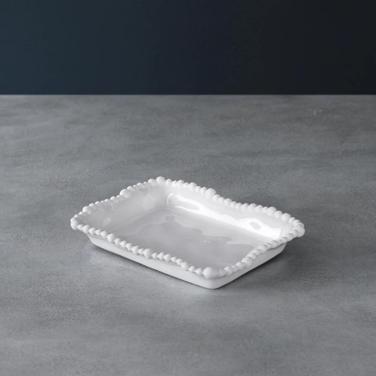 Vida Alegria Kitchen Sponge Holder (White) - Tray Top View | Bone & Brass