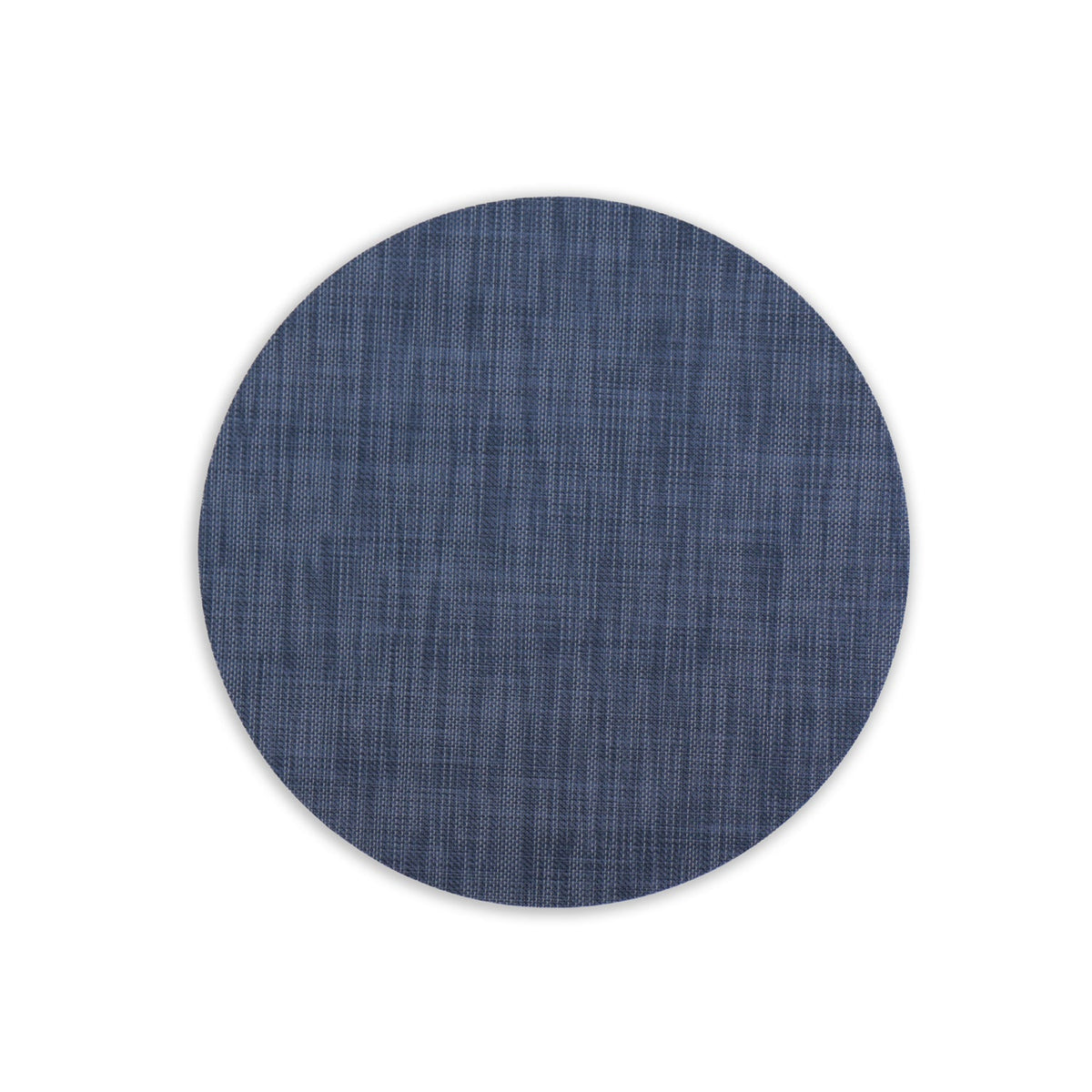 Vida Navy Round Woven Placemats Set of 4 | Bone & Brass