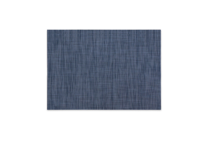 Vida Navy Rectangular Woven Placemats Set 4