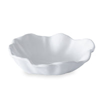 Vida Bloom Medium Wavy Bowl (White) | Bone & Brass