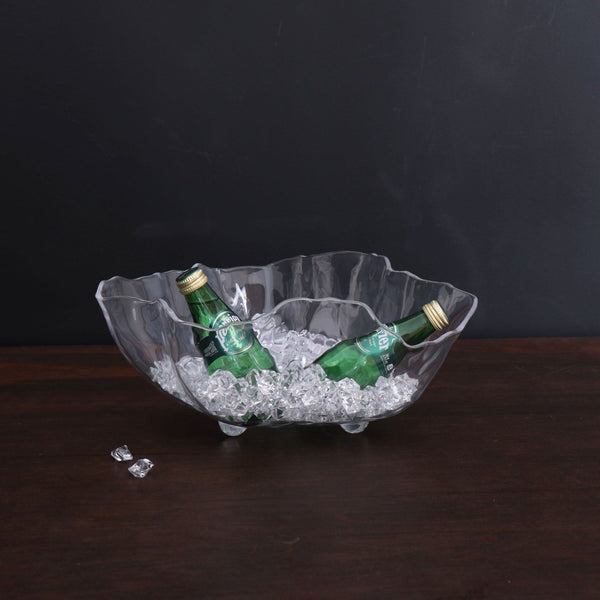 VIDA Clear Acrylic Large Deep Serving Bowl