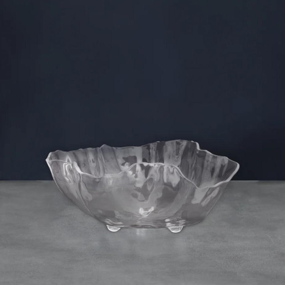 VIDA Clear Acrylic Large Deep Serving Bowl