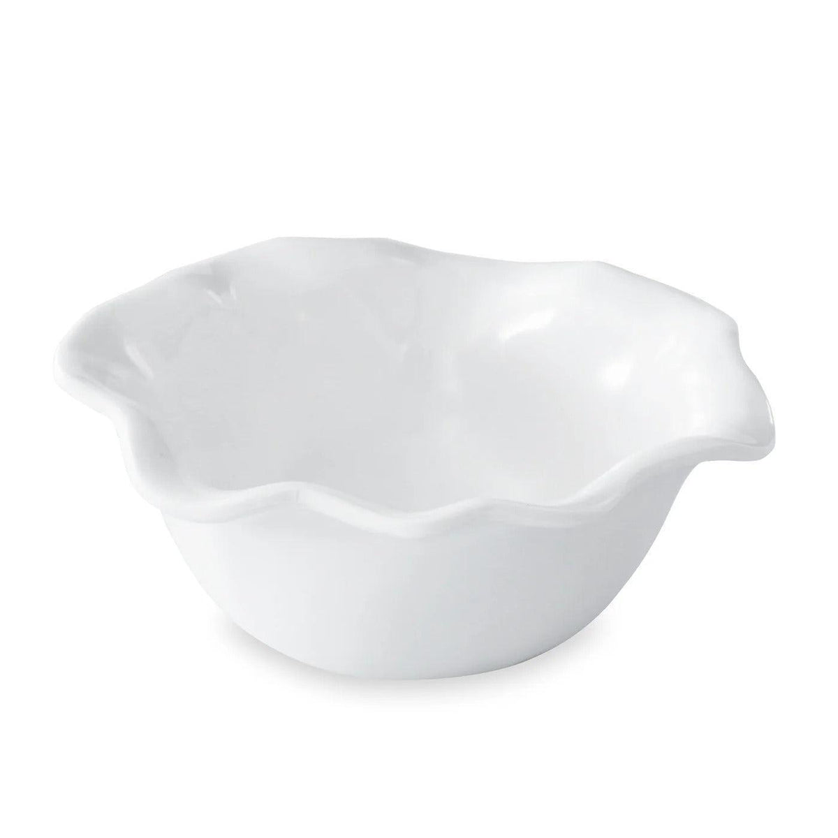 Vida Havana White Dinner | Cereal Bowl Set of 4 | Bone & Brass