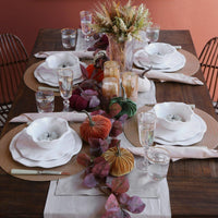 Vida Havana 11" Dinner Plate Set 4 (White)