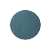 Vida Croc Reversible Round Placemats Set of 4 Turquoise Blue & Gray | Bone & Brass
