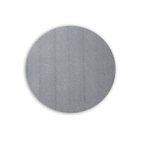 Vida Croc Reversible Round Placemats Set of 4 Turquoise Blue & Gray - Placemat Detail | Bone & Brass