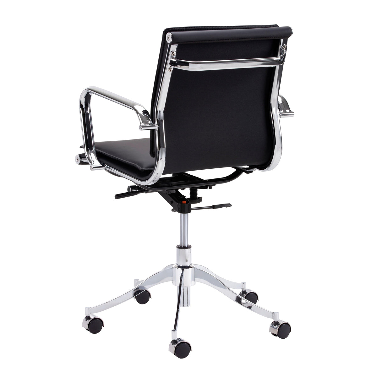 Morgan Office Chair - Onyx - Chair Side View | Bone & Brass