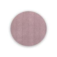 Vida Pink & Brown Croc Reversible Round Placemats Set of 4 - Placemat Detail | Bone & Brass