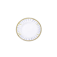 Vida Athena Salad Plate 9.25" Set 4 (Blue Green dots) | Bone & Brass