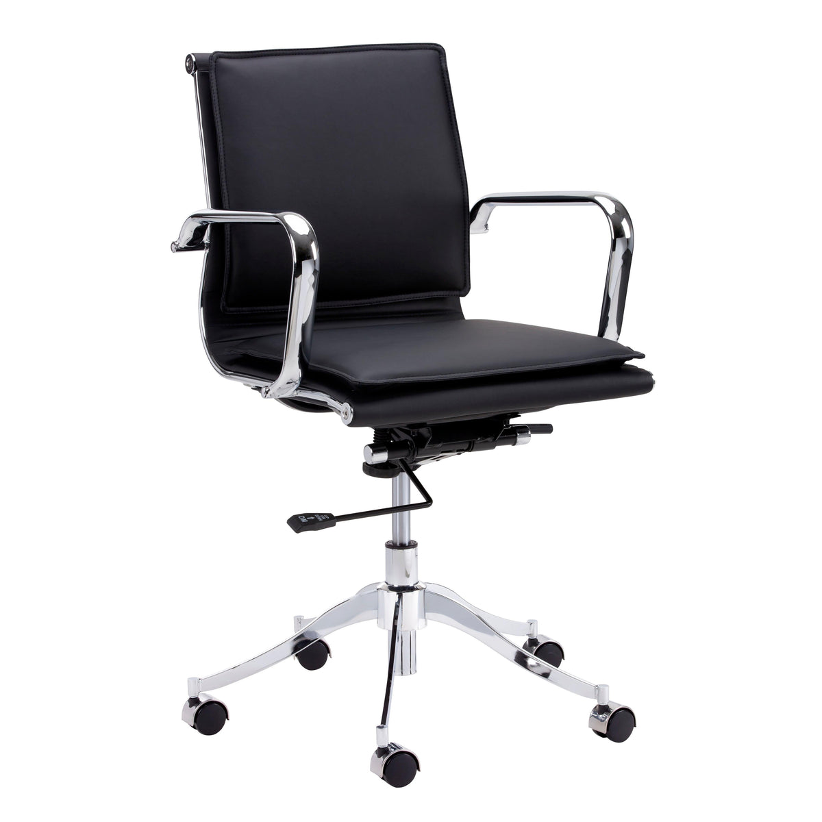 Morgan Office Chair - Onyx | Bone & Brass