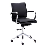 Morgan Office Chair - Onyx | Bone & Brass