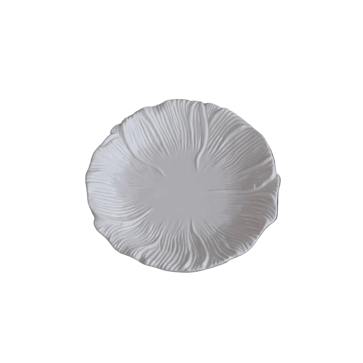 White Lettuce 9" Salad Plate Set of 4 | Bone & Brass