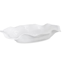 Havana Extra Large White Oval Serving Bowl