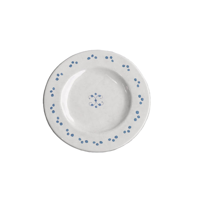Vida Sienna White & Blue Salad Plate Set of 4