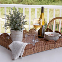 Glass Clear Fern Etched Wine Glass Set of 4 - Glass Detail | Bone & Brass
